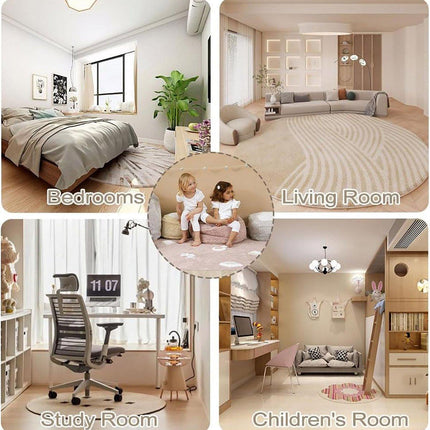 Shaped Cashmere Carpet Living Room Full Blanket Cloakroom Dressing Table