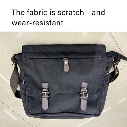 Canvas Messenger Shoulder Bag Large Capacity Crossbody Travel Work Handbag