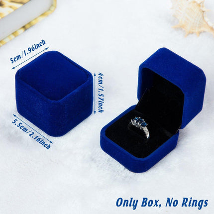 10X Flannel Ring Jewelry Earring Ring Jewelry Boxes Exquisite Gift Organizer