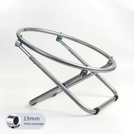 Folding Pet Bed Chair Portable Round Dog Bed Cat Bed Cushion for Pets Indoor Use