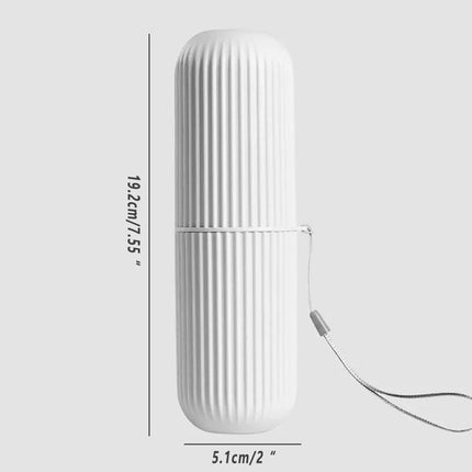 Travel Toothbrush and Toothpaste Holder Portable Bathroom Storage Box Case Cover