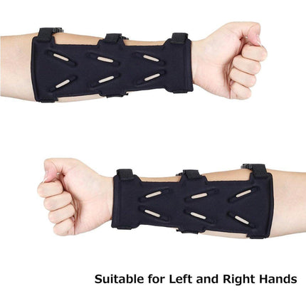 2X Archery Arm Guard Finger Guard Protective Gear For Practice Openwork