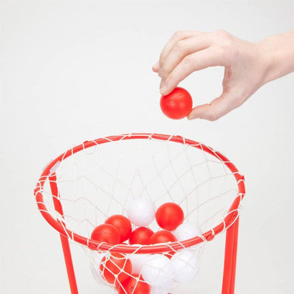 Outdoor Head Basketball Toy Fun Toss Game Hoop for Party and Group Activities