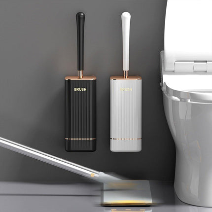 Silicone Toilet Brush Wall-mounted Design for Toilet Cleaning