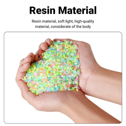 250g Fluorescent Glow in the Dark Sand Gravel for Micro Landscape Aquarium