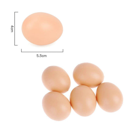 Plastic Painting Eggs DIY Toy Fake Eggs Colourful Drawing Craft Durable Egg
