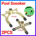 2PCS Pool Snooker Billiard Table Cue rest cross And spider jigger brass Set - Aimall