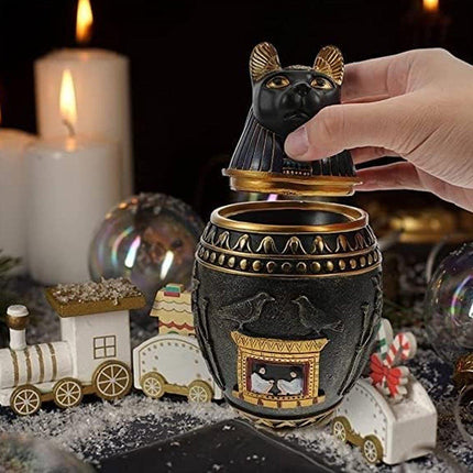 Pet Urn Storage Jar Decorative Ornament for Home Memorial Ashes Container