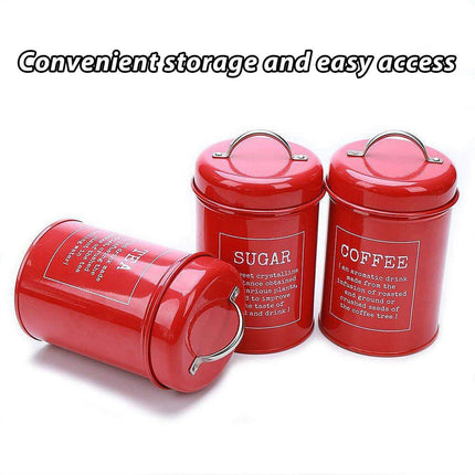 3 Pcs Multi-Purpose Sealed Jars with Airtight Lids for Kitchen Organization