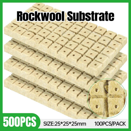 25X25 Type 100 Grain/Bag Soilless Culture Hydroponic Seedling Rock Wool Substrate