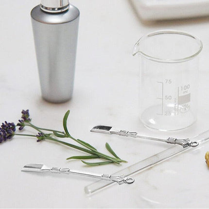 6X Mini Powder Ladle Scoop Mini Spoon Spatula Metal Shovel Silver color Spoon - Aimall