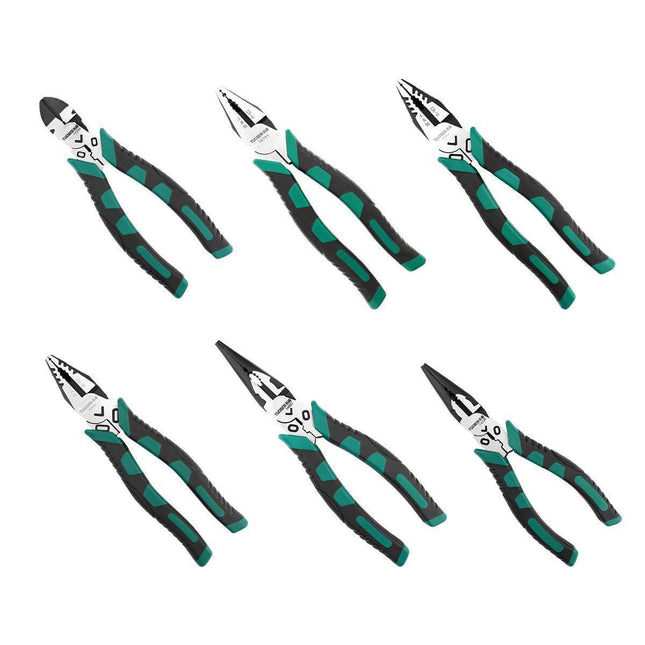 Labor-Saving Multi-Functional Tiger Pliers Flat Needle-Nose Diagonal Wire Pliers