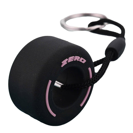Creative PVC Soft Rubber Tire Keychain Car Key Pendant Schoolbag Accessories