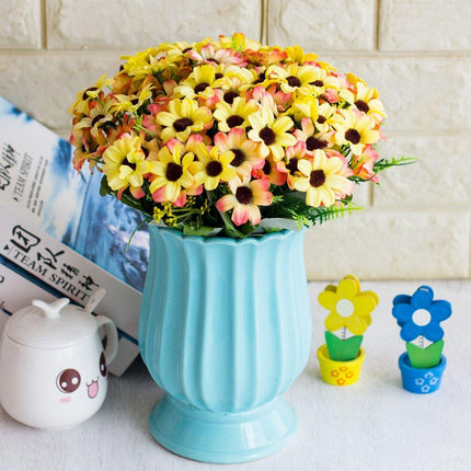 6pcs High End Artificial Flowers for Home Decoration Realistic Faux Floral
