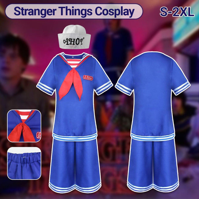 Strange Story 4cos Clothing Stranger Things Navy Clothing Men's And Women's Performance Cosplay Season 4 Clothing