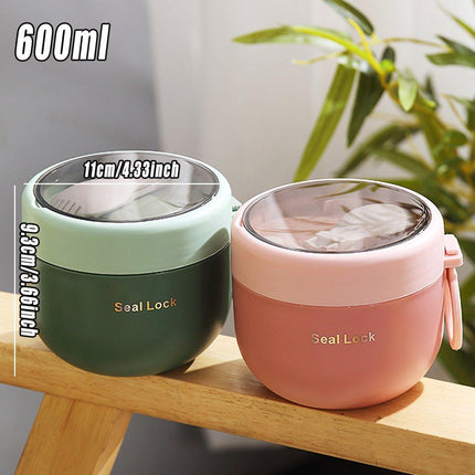 Stainless Steel Lunch Box Thermos Insulated Food Container for Soup and Hot Meal