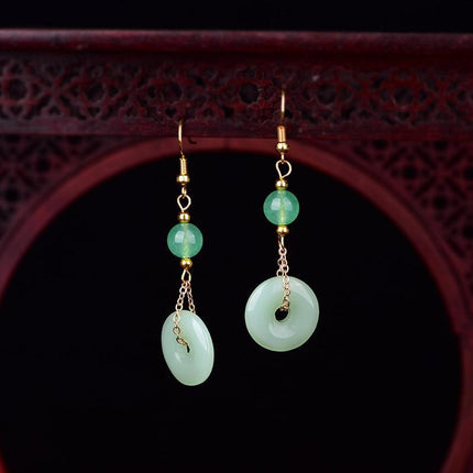Women Earrings Fashion Dangle Earrings Chinese Style Earring Retro Drop Earrings - Aimall