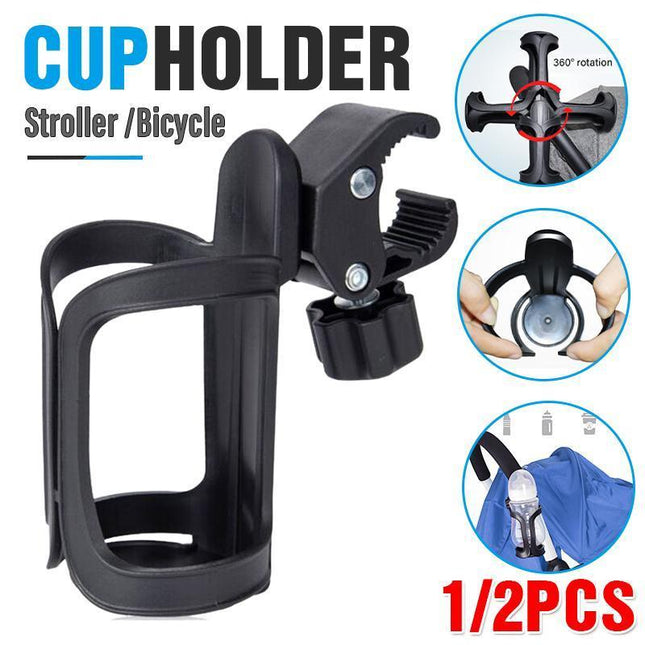 Baby Stroller Cup Holder Drink Bag Milk Bottle Phone Pram Golf Buggy Wheelchair Aimall