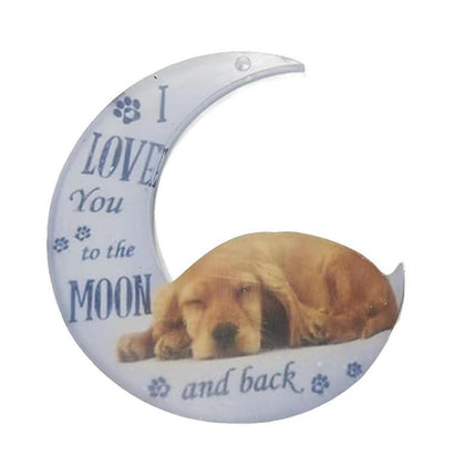 Animal in the Moon Hanging Ornament Car Rear View Mirror Gift Pendant Home - Aimall