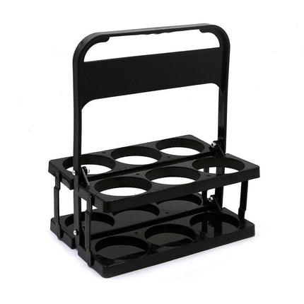 Portable Foldable Plastic Beer Carrier Basket Drinks Storage Tote Stand Holder