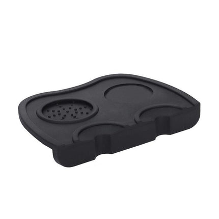 Double Slot Coffee Tamper Silicone Mat Tamping Holder Pad Corner Dropped Tools - Aimall