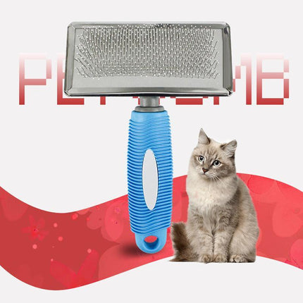 S Size Hair Shedding Grooming Trimmer Comb Brush Slicker Undercoat Rake Pet Dog Cat - Aimall