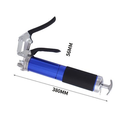 6000PSI Grease Gun Pressure Pistol Grip Dual Flow Flex Hose Industrial Quality - Aimall