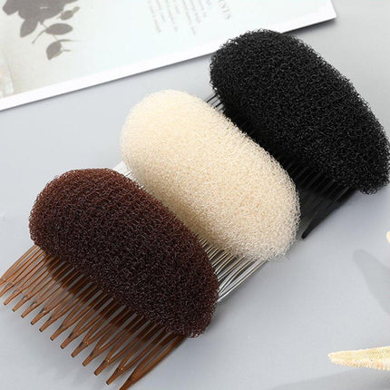 6PCS Combs Fluffy Hair Pad Heighten Hairpin Sponge Clips Forehead Heighten Women