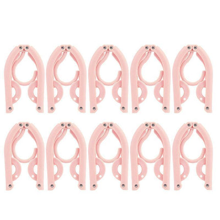 5/10pcs Travel Portable Folding Hangers for Clothes Business Trip Essentials