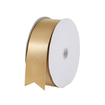 5/10PCS Thin Gift Wrapping Gold Ribbon Champagne Fabric Ribbons For Crafts - Aimall
