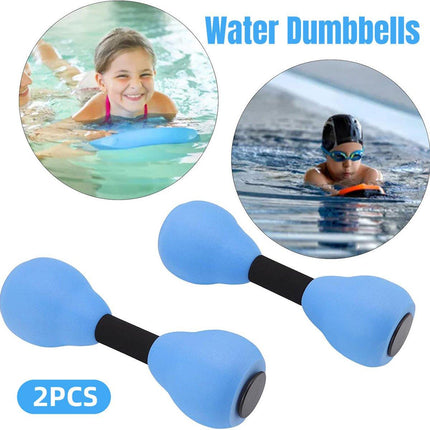 2pcs Aquatic Exercise Dumbbells for Ladies and Youth Home Gym Fitness Equipment