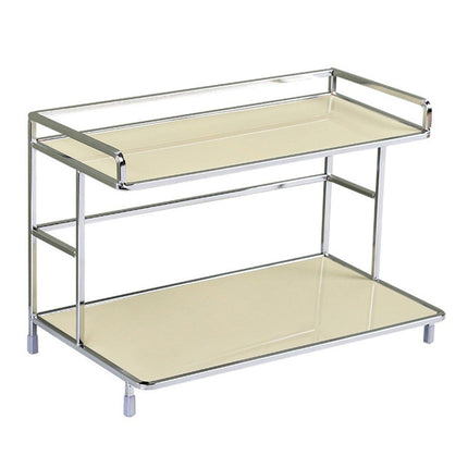 Kitchen Bathroom Desktop Storage Rack Water Cup Holder Cosmetic Iron Shelf
