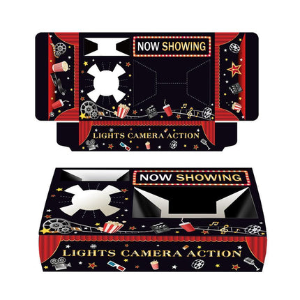 24 PCS Movie Night Snack Trays Popcorn Food Drink Holder Cinema Party Supplies