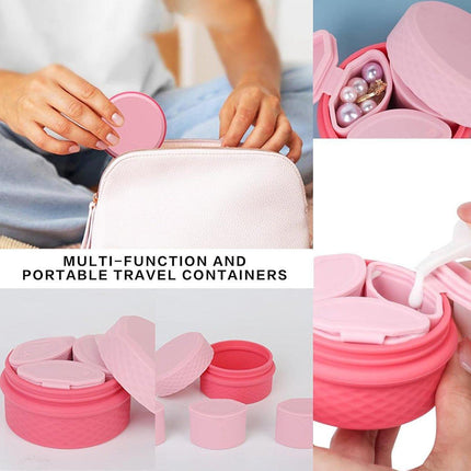 Silicone Jewelry Storage Box Portable Travel Packaging Outdoor Organizer