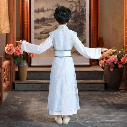 Boys Children's Ancient Costumes Summer Chinese Style Young Master's Clothes - Aimall