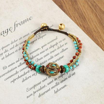 Vintage Ethnic Style Bracelet for Women Simple Weaving String Fashion Jewellery