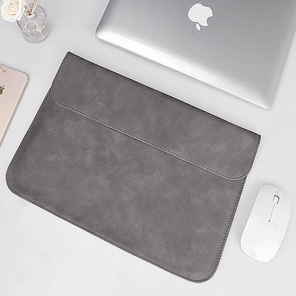 13" Pouch Laptop Bag Cover Leather Sleeve Case MacBook Air Pro Dell Retina - Aimall