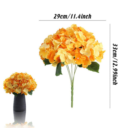 3pcs Hydrangea Bouquet Home Decoration Flower Artificial Simulation Floral