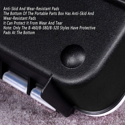 Clear Plastic Storage Box Multi Compartment Organizer for Small Parts Beads