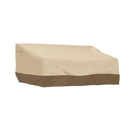Outdoor Waterproof Patio Chair Lounge Deep Seat Cover Furniture Cover Beige Coffee - Aimall