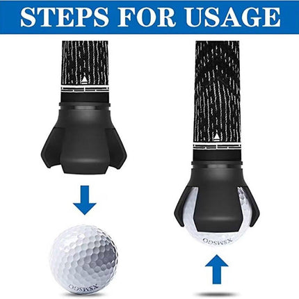 5pcs Three Claw Golf Ball Picker Portable Golf Ball Retriever Picker Tool Set