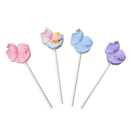 Fish Teaser Stick Interactive Training Pen Toy for Fish Tank Fun and Engagement