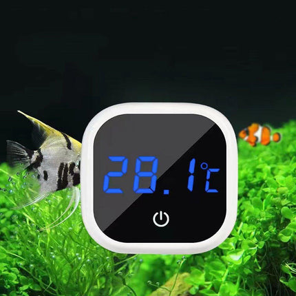 Aquarium Thermometer External Touch Screen Fish Tank Water Temperature Monitor