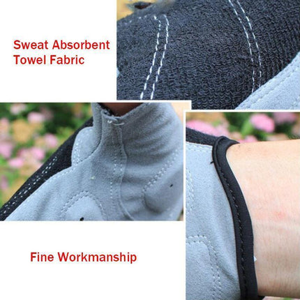 XL Size Cycling Bicycle Half Finger Bike Gloves Unisex Anti Slip Padded - Aimall