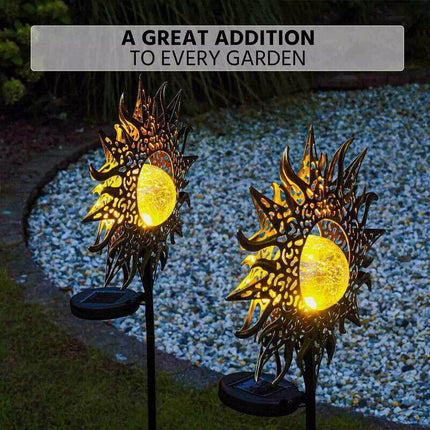 Solar Lights LED Garden Decor Outdoor Path Lights Lawn Light Lantern Lamp - Aimall