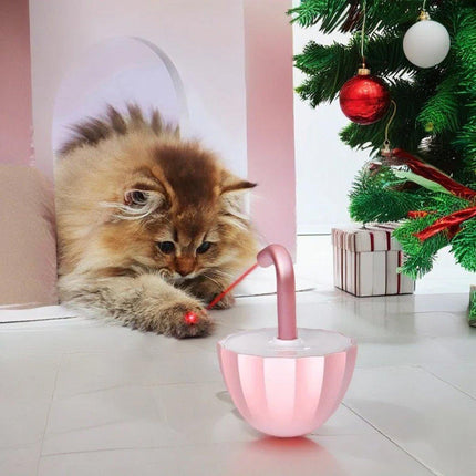 Automatic Self-Amusement Cat Toy Interactive Pet Teaser Toy for Cat Fun Playtime