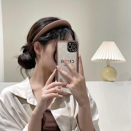 Ladies Headband Padded Hairband Wide Sponge Hair Hoop Solid Colour Accessories - Aimall
