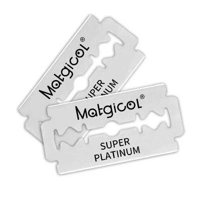 10-200 Pcs Super Platinum Ultra Sharp Double Edge Cut Throat Razor Barber Blades - Aimall