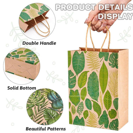 32Pcs Party Paper Bags Tote Bags Printed Gift Bags for Shopping Packaging Use