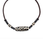 Ethnic Bead Choker Necklace Cotton Linen Fashion Jewelry Accessories for Women